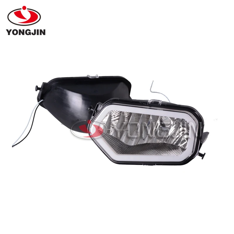Utv Left And Right Light Headlight Lamp With Halo Ring For Polaris