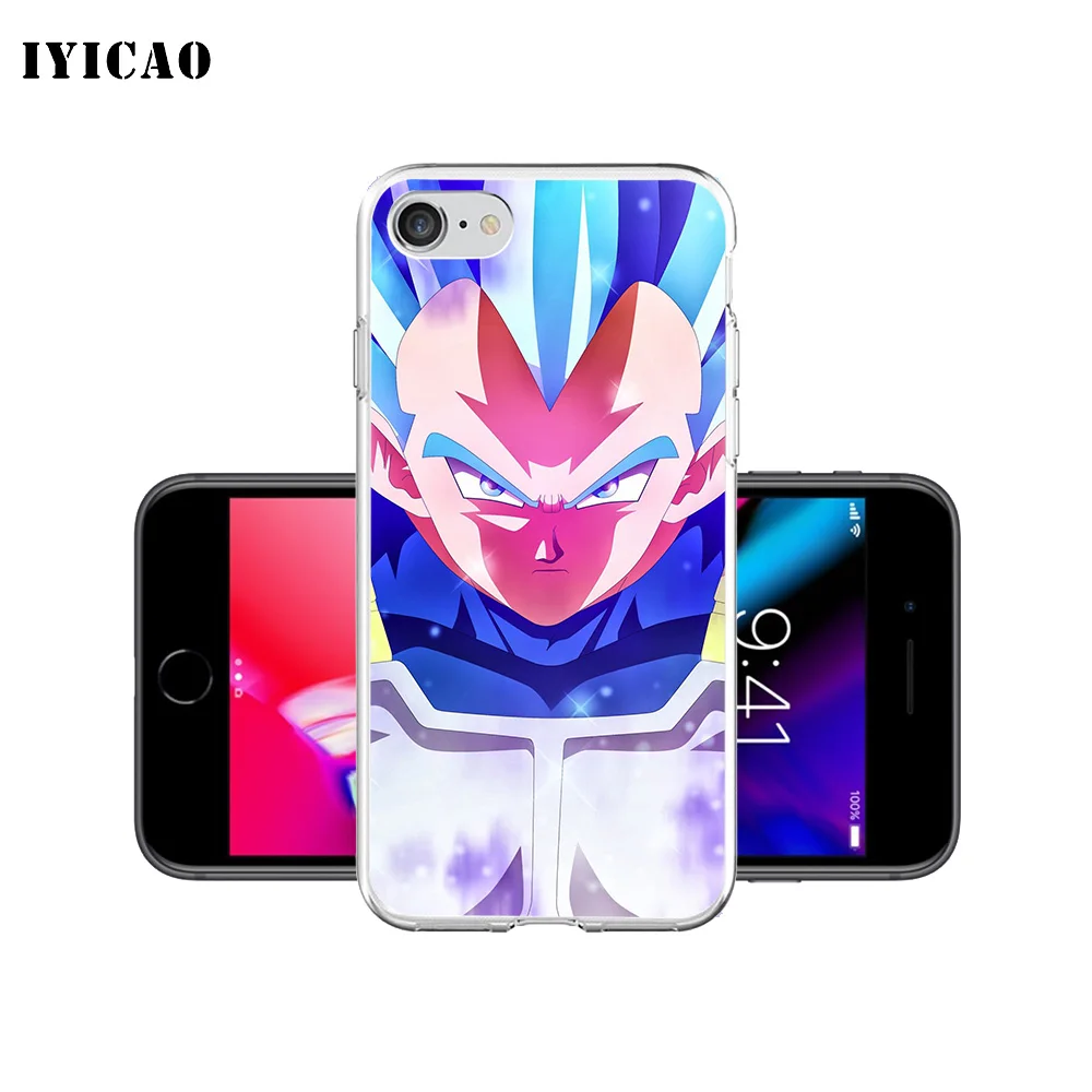IYICAO Vegetto Dragon Ball Супер Мягкий силикон чехол для iPhone X XR XS MAX 6 6s 7 8 Plus 5 5S SE TPU