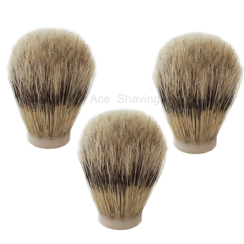 

3Pcs/Lot Boar Bristle Hair Shaving Beard Brush Head Knot Size 19/22/24/27mm Man Beard Remove