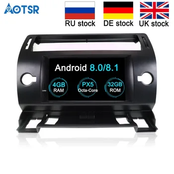 

Android 8.0 Octa Core Car GPS Navigation DVD Player For Citroen C4 Quatre Triumph 2004-2012 car stereo multimedia tape recorder