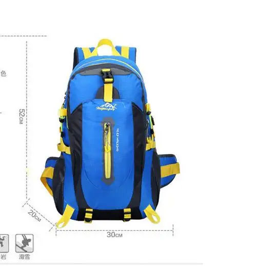 Huwaijianfeng Открытый Рюкзак Дорожная восхождение Рюкзаки Водонепроницаемый рюкзак альпинизм сумка нейлон кемпинг Пеший Туризм Рюкзак