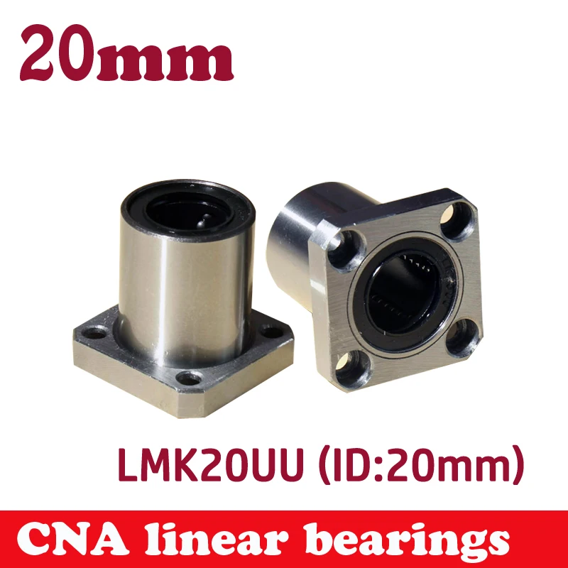 LMK20UU LMK20 20mm round flange linear ball bearing bushing for 20mm linear shaft guide rail rod round shaft cnc parts LMK20UU LMK20 20mm round flange linear ball bearing bushing for 20mm linear shaft guide rail rod round shaft cnc parts