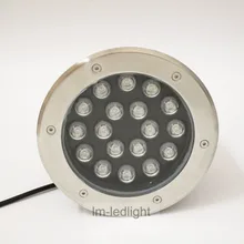 2 шт. светодиодный уличный свет 18 Вт 85-265 V dia200* H90mm подземные светильники встраиваемые тёплого/neture/чистый белый RGB розовый синий светодиодный нержавеющая сталь ip67