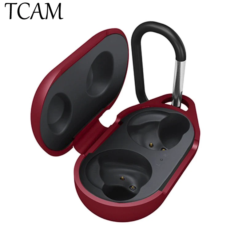 

Clamshell Opening Anti-shock Flexible Silicone Comprehensive Protective Case Full Cover for Samsung Galaxy Buds Sports Bluetooth