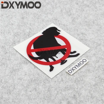 

Warning No Dog Poop Forbidden Car Body Window Sticker Bumpers Waterproof Motorcycle Bike Decals 12cm