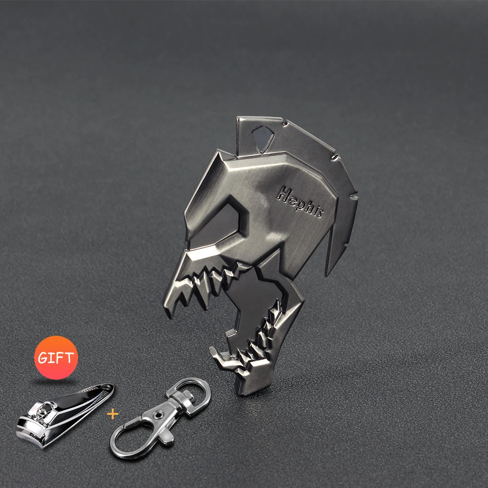 

Hephis Last Warrior Sparta Skull Car Key Chains High End Key Multi Function Unpacker Bottle Opener Keychains For Men Gifts K12