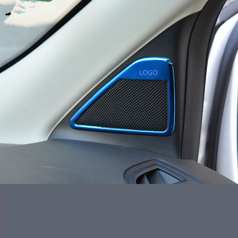 Декоративная колонка из нержавеющей стали A круглая рама для Ford Kuga 2013 14 15 16 7