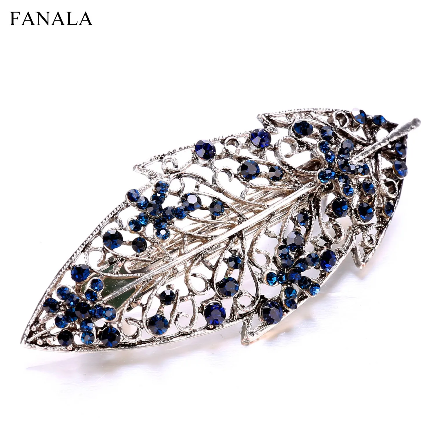 Женская заколка для волос FANALA со стразами и цветочной бабочкой волос|butterfly hair