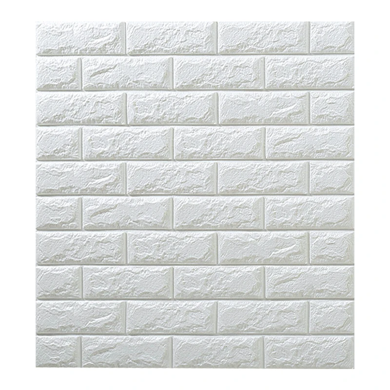 70cmX77cm PE Form 3D Wall Stickers Living Room Brick Pattern Wall Paper Stickie Kids Bedroom Home Decor Self adhesive Wallpaper