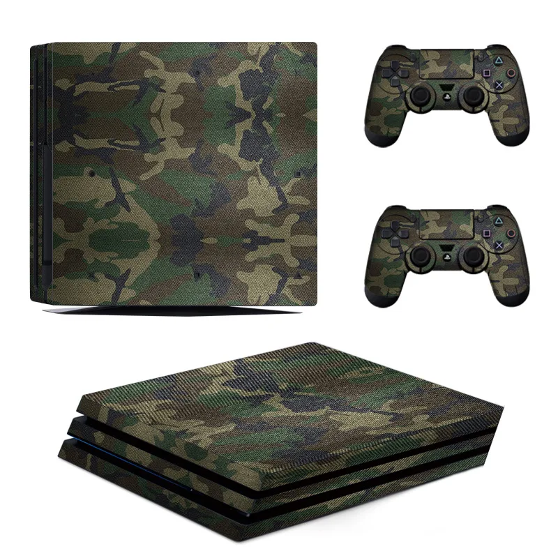 Дерево STICKERBOMB консоль кожный Чехол для Playstation 4 Pro консоль PS4 Pro кожные наклейки контроллер светодиодный защитный - Цвет: 05