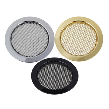 

Yibuy Alloy Dobro Guitar Resonator Soundhole Cover for Guitar Maker or Luthier Pack of 3