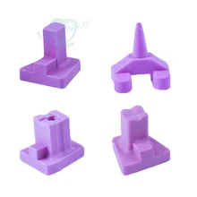 Высококачественные 40 шт. стоматологические лабораторные керамические штифты для зубов для коронок и мостов в фарфоровой печи