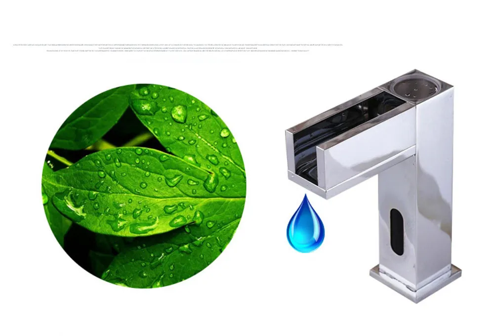 Кухня раковина кран светодиодный кран с автоматическим датчиком водопроводный кран «Водопад» с автоматическим Сенсор Fauce Кухня аксессуары D326