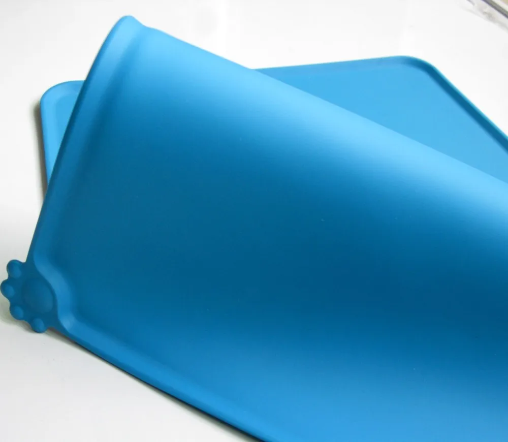 Силиконовый коврик для кормления домашних животных водонепроницаемый разных цветов