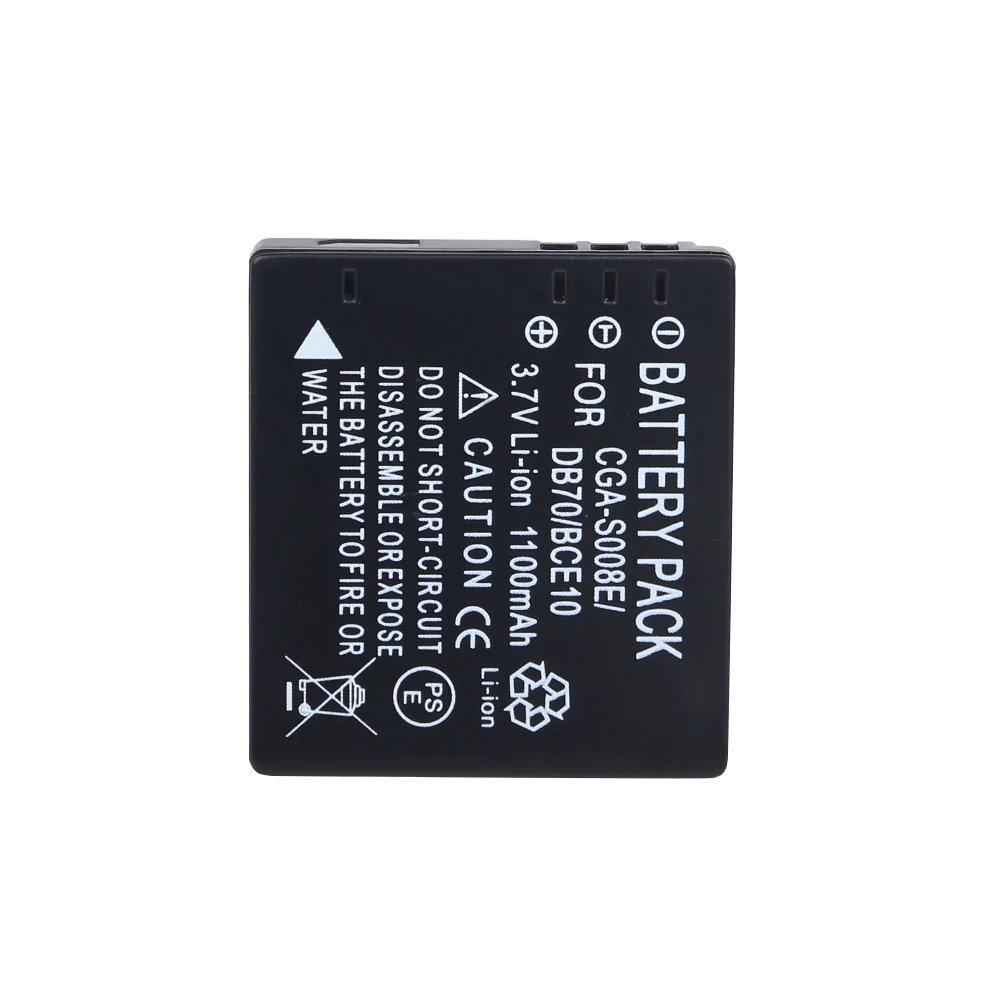 

DMW-BCE10 CGA-S008E S008 S008E VW-VBJ10 DB70 BP-DC6 Battery for Panasonic DMC-FX33 DMC-FX35 DMC-FX36 FX37 FX55 FX500 S10 S25