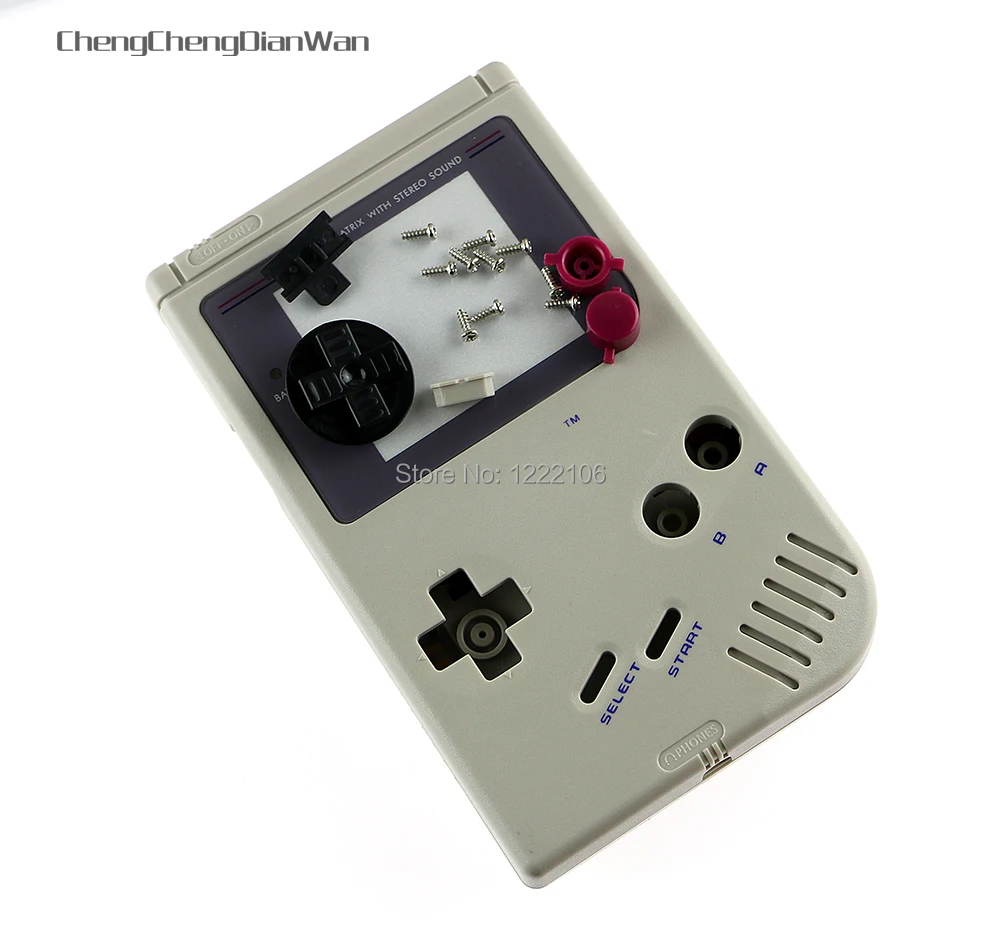 Chengdianwan 3 комплекта полный комплект Корпус чехол с кнопками для Nintendo game boy