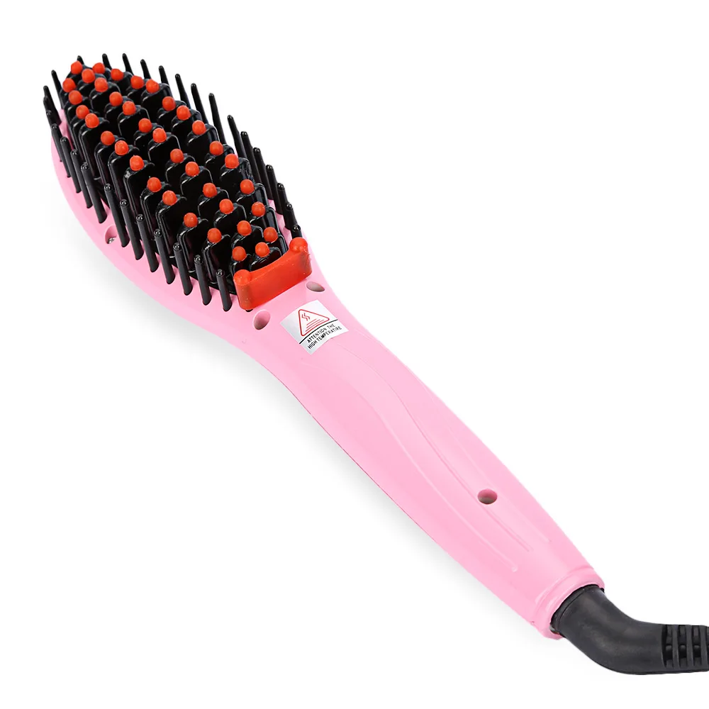 

GUSTALA Hair Straightener Comb Irons LCD Display Auto Temperature Electric Heating Control Iron Hair Straightener Comb