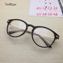Готовые Очки для близорукости, мужские и женские очки по рецепту, оптические близорукие очки для зрения-0,5-1,0-2,0 диоптрийные очки