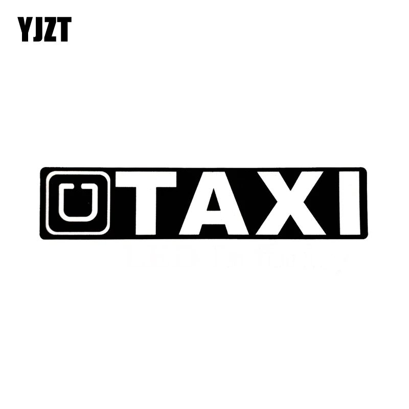 YJZT 16*3.6CM &quotU TAXI&quot Fashion Vinyl Letters Decals Car Sticker Black/Silver Car-styling S8-1670 | Автомобили и мотоциклы
