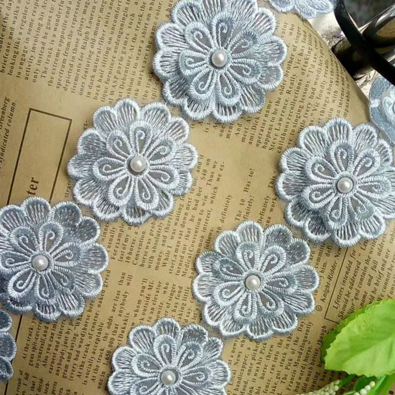10X Black Lace applique