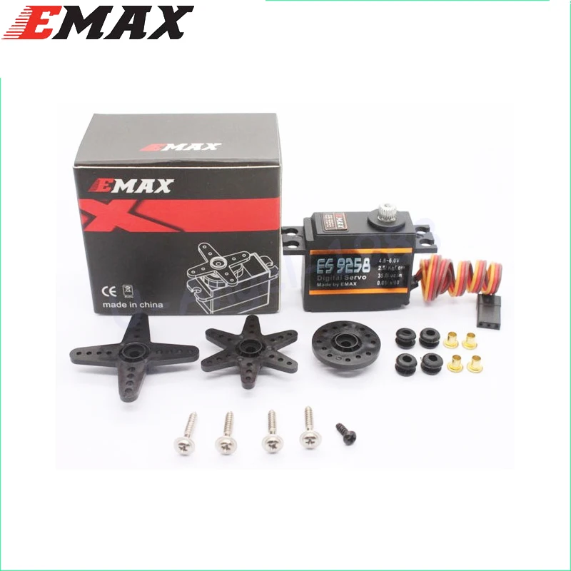 

EMAX ES9258 Metal Gear Digital Servo 27g/ 3kg/ .05 sec for rc helicopter