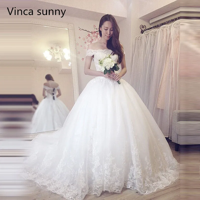 R E S P E C T M E Comprar Vinca Soleado De Bola Vestido Boda 2018 Hombro Princesa Arabe Novia Nupcial Catedral Online Baratos