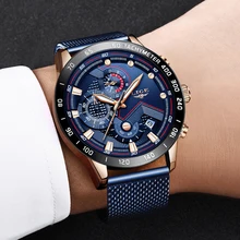 relogio masculino 2019 Top Brand Luxury Chronograph Quartz Watch Men Sports Watches Military Army Male Wrist Watch Clock LIGE relogio masculino 2019 Top Brand Luxury Chronograph Quartz Watch Men Sports Watches Military Army Male Wrist Watch Clock LIGE
