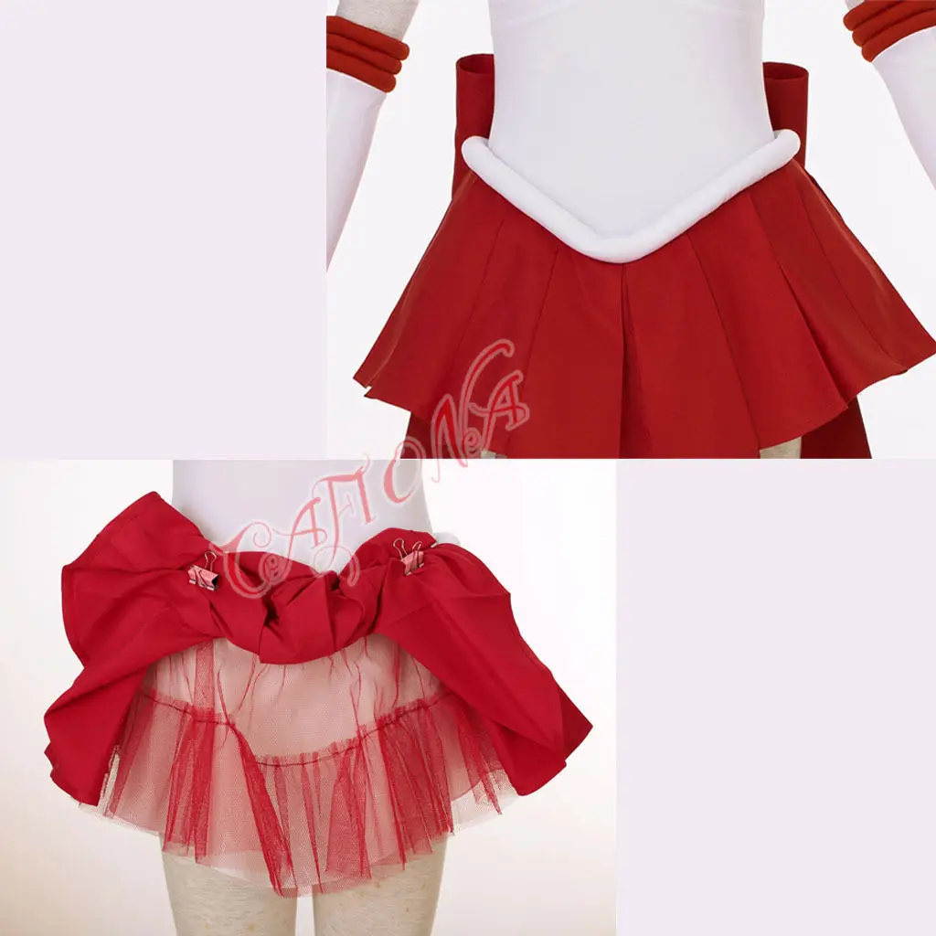 Костюм Sailor Moon Hino Rei Mars Super S Cafiona сексуальное красное платье костюм для косплея| |