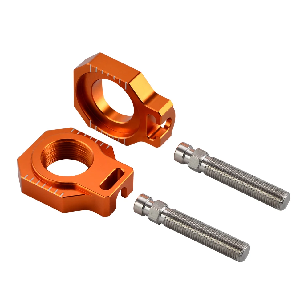 NICECNC CNC задняя ось Шпиндельный блок для регулировки цепи KTM EXC F SX SXF XC EXCF 125 250 300 350 400