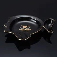 

Ceramic ashtray office porcelain decoration ashtray fashion home living room ashtray gift box packaging 23