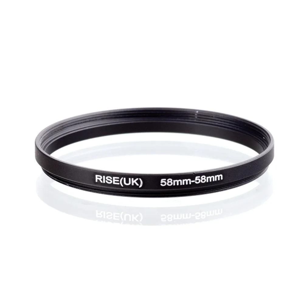 

RISE(UK) 58mm-58mm 58-58 mm 58 to 58 Extend ring Ring Filter Adapter black