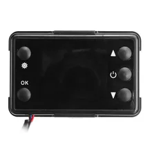 LCD Switch 12V 5KW Parking Heater Controller For Car Track Air Diesel Heater amf diesel generating set controller terminal box lcd controller 6120u
