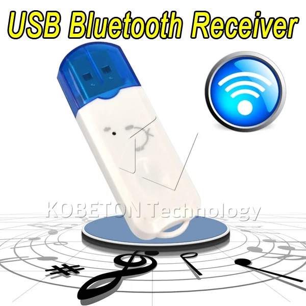  Compact and Mini Wireless USB Bluetooth Music Receiver Adapter Stereo Audio Receiver for iPhone for Speaker TV Smartphones etc 