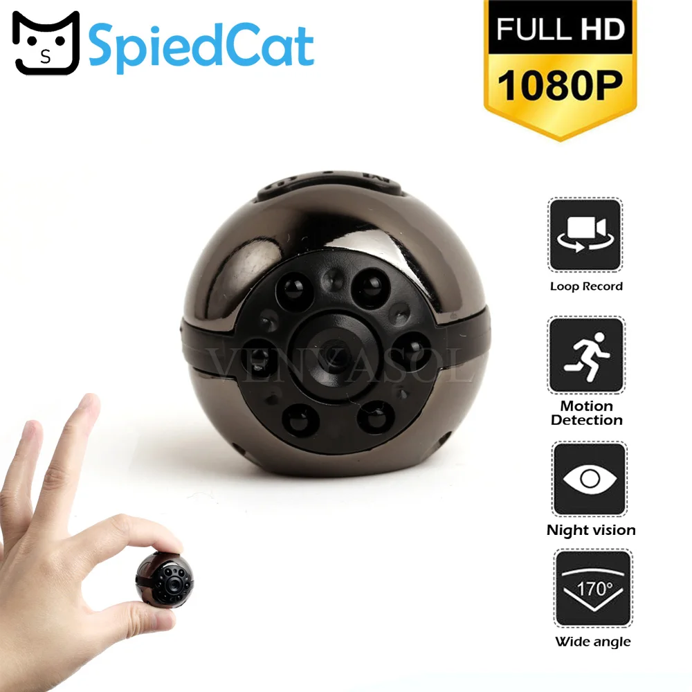 Оригинальный SQ9 HD 1080 P Ночное видение Малый Мини Micro Камера DV Портативный портативная видеокамера с