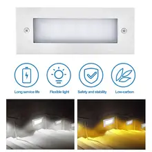 2X панели со светодиодными светильниками, встраиваемые наружные настенные лампы из нержавеющей стали, холодный белый IP65 угловой светильник, водонепроницаемая лампа для лестниц