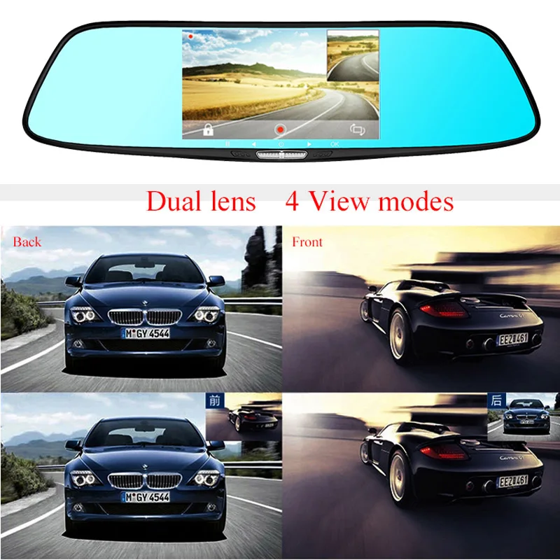 4dash-camera-parking-car-dvrs-Rearview-mirror-video-recorder-Car-DVR-Dual-Camera
