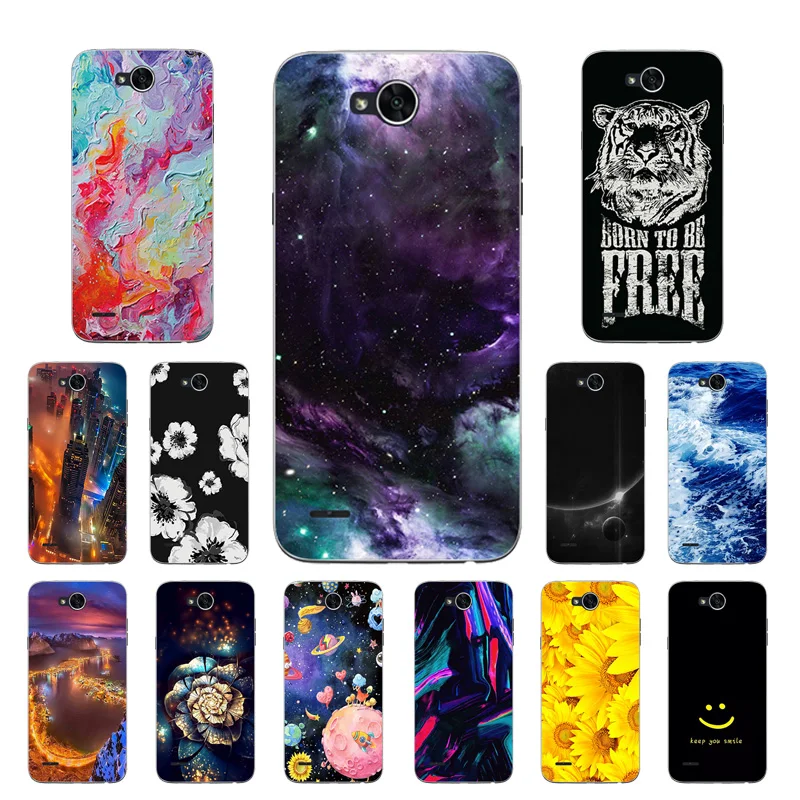 for LG X Power 2 Silicone Case K10 Cover Billow Printing Soft TPU Mobile Phone Bags K 10 |
