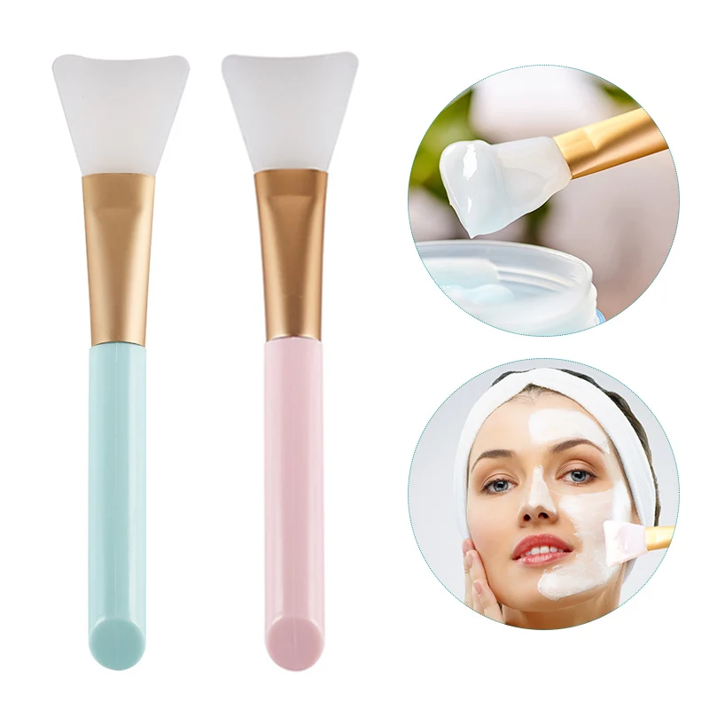 2018 2Pcs Professional Makeup Silicone Brush Facial Mask Mud Mixing Face Skin Care Beauty Tools