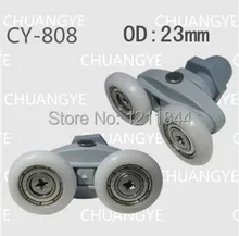 Glass shower door roller pulley wheel arc bathroom shower room pulley Outer diameter 25MM Glass shower door roller pulley wheel arc bathroom shower room pulley Outer diameter 25MM