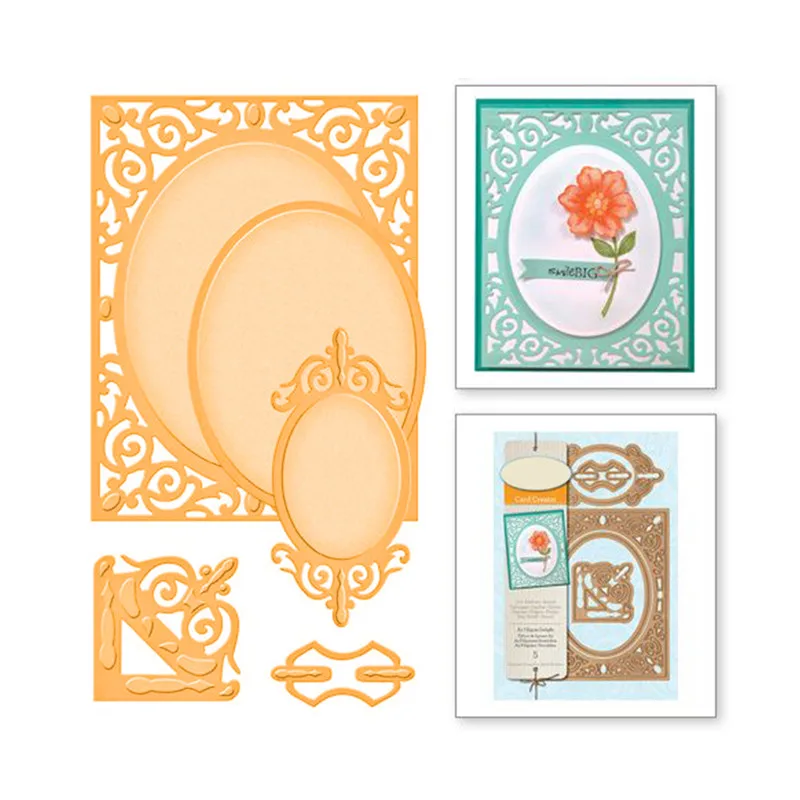 

DiyArts Frame Cutting Dies Corner Dies Delight Metal Cutting Dies for Scrapbooking Embossing Stencil New 2019 Decorative Card