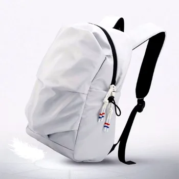 

SWYIVY Women's Backpacks Bag Waterproof Nylon Bag For Woman 2019 White/black Student School Packpack Woman 2019 Female Backbags