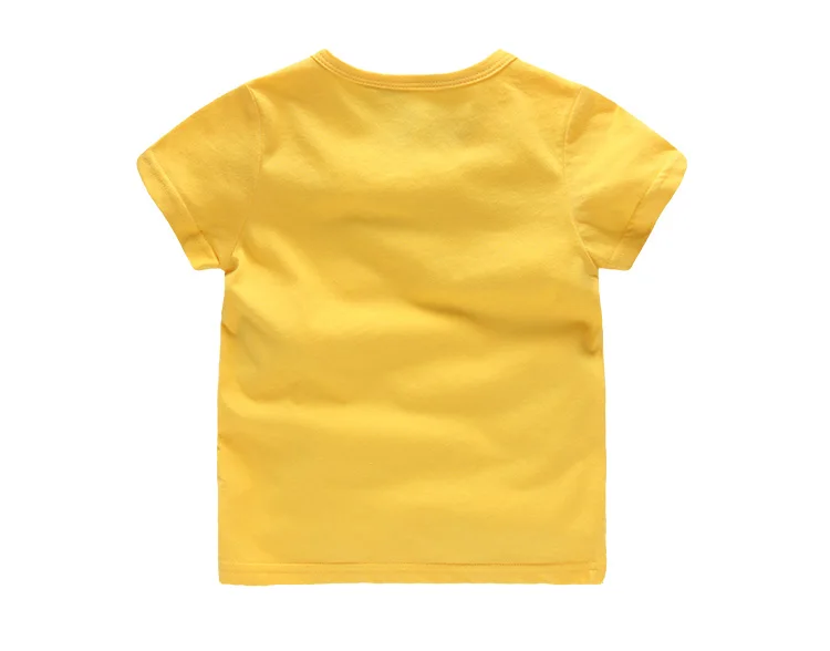 the international day of Meh cartoon Bear Pattern tshirt boy t shirt kids clothing cotton material yellow Baby blue Olive Grey  (4)