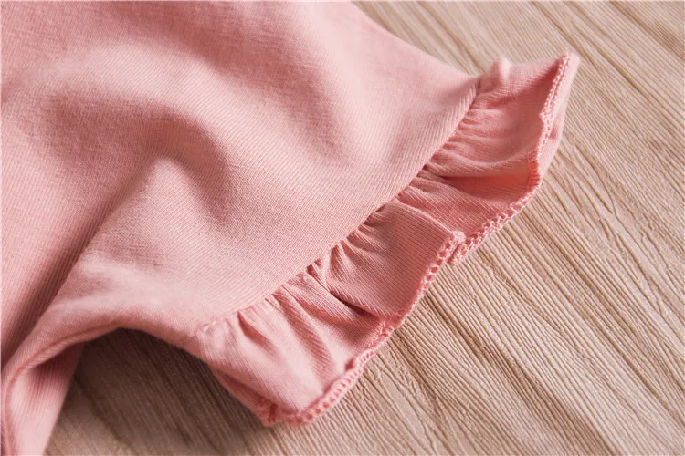 Princess dress Kids Baby Girls clothes set Summer short-sleeved T-shirt + floral halter dress Two piece children's suit (8)