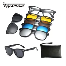 TOEXPLORE ore, поляризованные оптические очки на клипсах для женщин и мужчин, антибликовые солнцезащитные очки для вождения, близорукости, магнитные очки, оправа для рыбалки, UV400