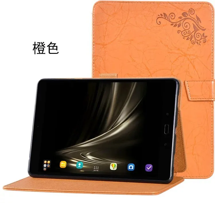 Ультра тонкий Folio Stand защитный с цветочным принтом кожаный чехол для Asus ZenPad Z8 7." ZT581KL(zenPad 3 8.0 Z581KL