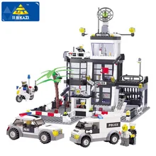 Esquadra KAZI Building Blocks Car Styling Blocos 631 + pcs 3D Blocos Modelo Brinquedos Playmobil Brinquedos Para As Crianças