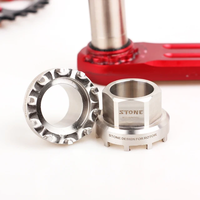 Bike Rotor Remover Tool 304 Steel for 24mm Axle Rotor 3D Bicycle Crank