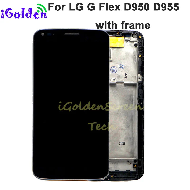 100% протестированный ЖК-дисплей с рамкой для LG G Flex D950 D955 D958 D959 F340 LS995 цифровым