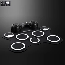 

DoReMi Professional Smart Hand Roll Electronic Drum Silicone Portable Folding Electronic Beginner Percussion Instrument G3003