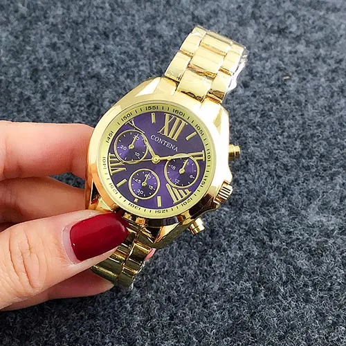 

Contena Fashion Casual men brand watches quartz stainless steel wristwatches male clocks ,men sport watches
